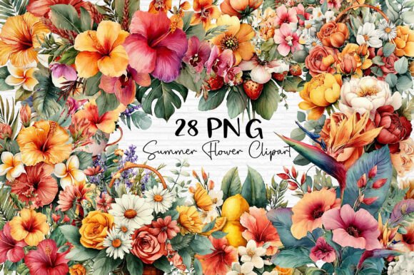 Download Summer Flower Clipart PNG - Png Collection
