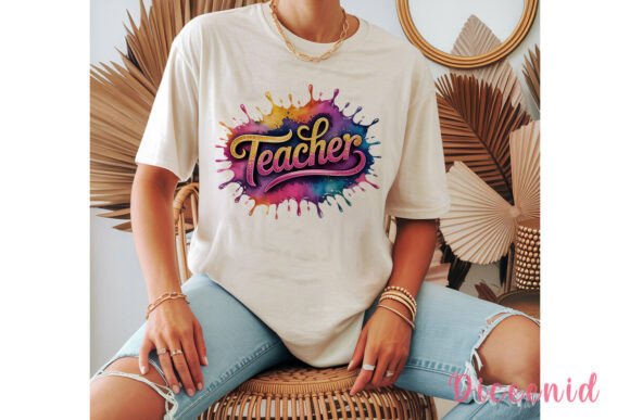 Download Teacher Glitter Splash Sublimation PNG - Png Collection