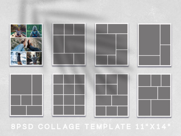 Download Photo Collage Template 11''x14'' - Template Collection