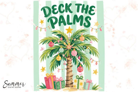 Download Deck the Palms Christmas Sublimation PNG - Png Collection