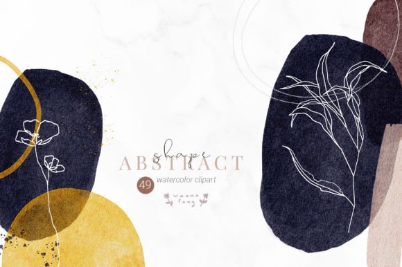 Download Watercolor Boho Abstract Clipart, PNG - Png Collection