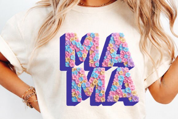 Download Colorful Floral MA Bubble Letters PNG - Png Collection
