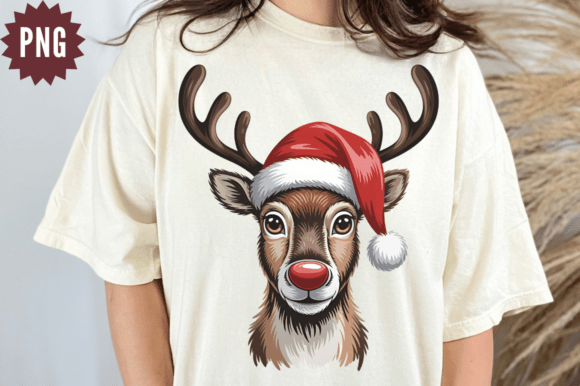 Download Hand-painted Christmas Reindeer PNG - Png Collection