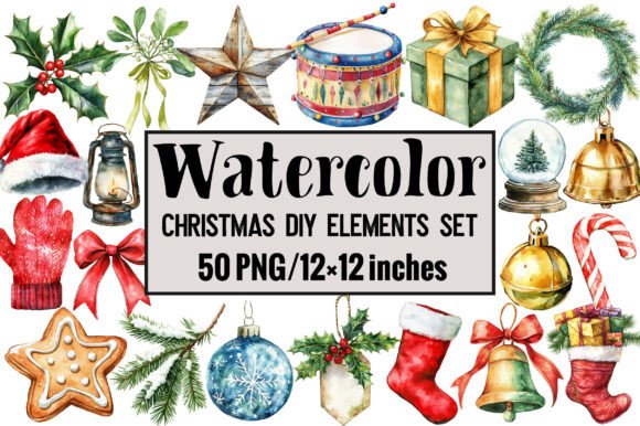 Download Christmas DIY Elements Set - Diy elements Collection
