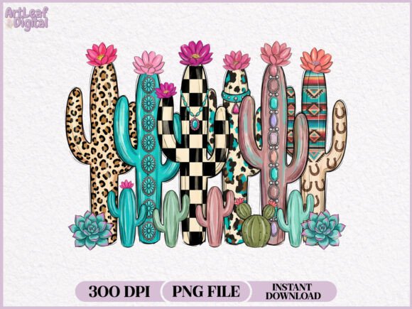 Download Preppy Western Cactus PNG - Png Collection