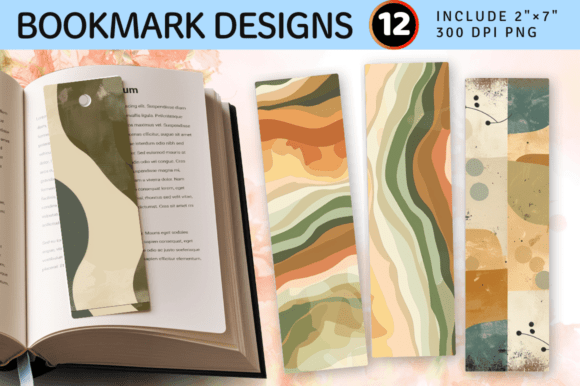 Download Earthy Colors PNG Bookmark Design - Png Collection